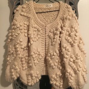 Chic Wish Chunky Heart Sweater